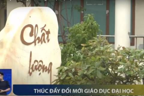 Phóng sự giới thiệu Dự án Hợp tác Đổi mới Giáo dục Đại học do USAID tài trợ trên kênh VTV1