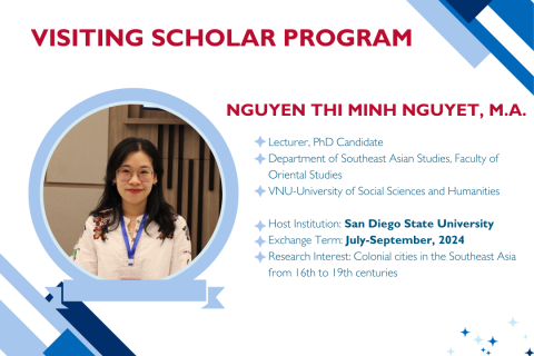 Giảng viên Trường Đại học Khoa học Xã hội và Nhân văn – ĐHQGHN tham gia Chương trình Trao đổi Học giả tại Hoa Kỳ
