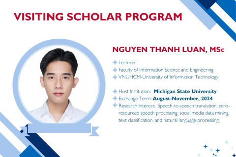 Phục hồi ngôn ngữ có nguy cơ tuyệt chủng cùng ThS. Nguyễn Thành Luân, giảng viên Đại học Công nghệ Thông tin, Đại học Quốc gia TP.HCM thông qua Chương trình Trao đổi Học giả