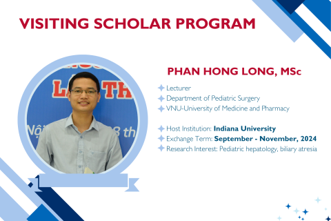 Thạc sĩ Phan Hồng Long, Giảng viên Khoa Ngoại Nhi, Trường Đại học Y Dược – Đại học Quốc gia Hà Nội và sứ mệnh đóng góp cho lĩnh vực gan nhi khoa và điều trị teo mật